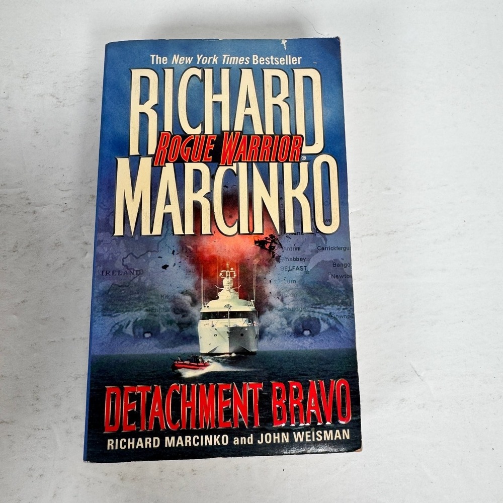 Detachment Bravo Richard Marcinko 2002 1st Printing Rogue Warrior Pocket‎ Books